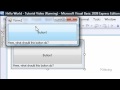 Visual Basic 2008 Tutorial - Hello World (beginnerstutorial) - 1