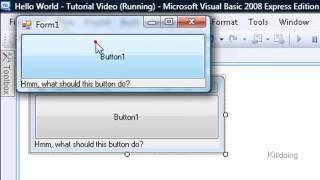 Visual Basic 2008 Tutorial - Hello World (beginnerstutorial) - 1