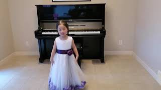 Xixi （5 yrs）Plays Reflection | 2021 Calgary Performing Arts Festival