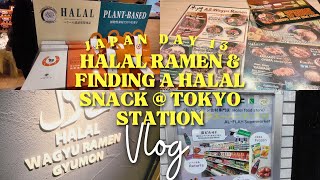 Japan 2025 Day 13 - Tried Halal Wagyu Ramen and found a Halal Snack at Tokyo Station!