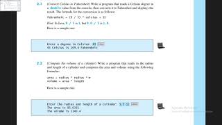 Introduction To Java Programming - Exercise 2 1a
