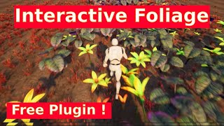 Physical Interactive Foliage System  Tutorial |  UE5