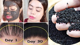 How To Grow Long & Thicken Hair With BLACKSEEDS | Younger Looking Glowing Skin