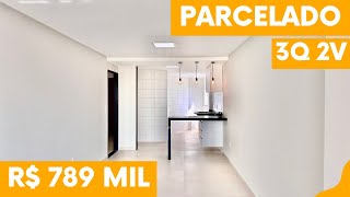 R$ 789 mil! Parcelado! Apartamento 3 quartos e 2 vagas na Praia do morro, Guarapari-ES