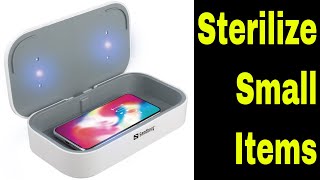 USB UV sterilizer for Phone, Money and other small items 💥 Sandberg UV Wireless 10W USB Review