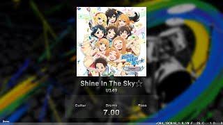 【Shine In The Sky☆】U149『アイドルマスター シンデレラガールズ U149 』OP【DTX譜面】