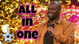 Daliso Chaponda - 3rd Place - Full Auditions - Britain's Got Talent 2017 [ Plus results ]