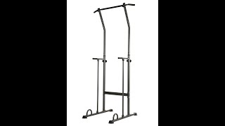 Dolphy Adjustable Pull Up \u0026 Dip Station Multi-Function Home Fitness Workout Station DGYMBR0010