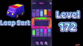 Loop Sort Level 172 Walkthrough 🚚 | Truck Puzzle Challenge | Mini Boss