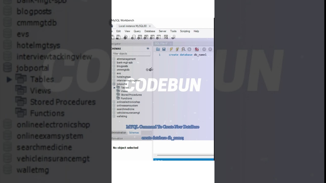 Create Database Into Mysql Go It