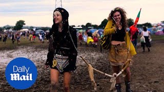 The weird, muddy and wonderful world of Glastonbury Fest - Daily Mail