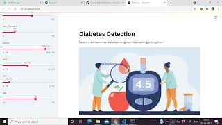 Diabetes Detection Model Using Machine Learning and Python