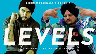 Sidhu Moosewala X Bohemia - LEVELS (MegaMix By Rosh Blazze) | Latest Punjabi Rap Mashup Song (2023)