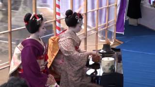 北野天満宮　梅花祭　野点 Tea ceremony at Baikasai of Kitano-Tenmangu [integrated]