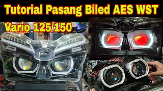 pasang biled AES WST di honda vario 125/150