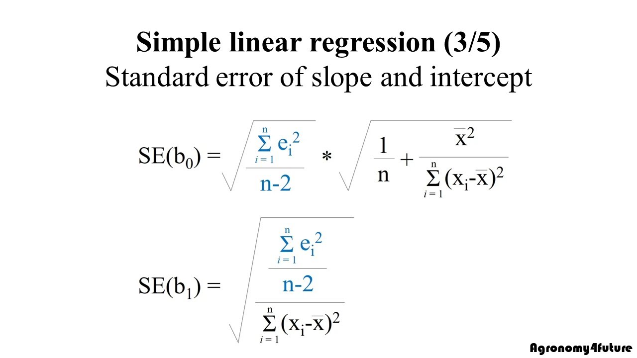 Standard Error Equation