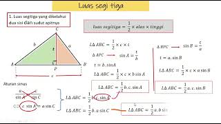 TRIGONOMETRI   LUAS SEGITIGA