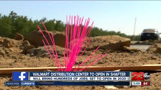 Walmart distribution center to open in Shafter, bringing hundreds of jobs