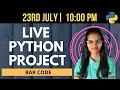 LIVE Python project coding | Python live stream | fun with data science | projects for beginners