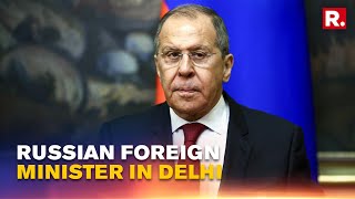 Russian Foreign Minister Sergey Lavrov Lands In India, To Meet PM Modi Tomorrow