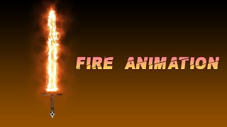 EASY Fire animation - After effects Tutorial