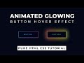 Animated Glowing Gradient Button Hover Effect Using Only CSS | CSS Tutorial | Enhance Coding