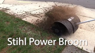 Stihl KB-KM - Power Broom vs Regular Broom