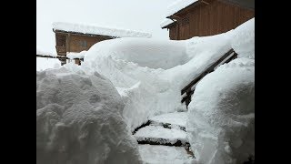 Schnee-Chaos in Österreich  Januar 2019