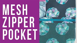 How to Add a Mesh Zipper Pouch to a Bag