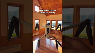 DJI Mini 3 - Can I Fly This Drone through a window? #drone #dji #djimini3 #asmr #dronevideo #drones