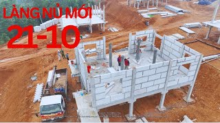 Tin nóng LÀNG NỦ MỚI SÁNG SỚM 21-10 Đã Có Tường Vách Nhà Rồi Vui Quá Nhanh Quá | Bà Bán Phở