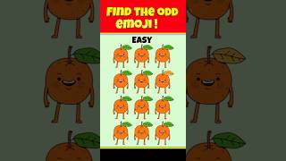 find the odd emoji out !😀।eye test game #shorts #riddles #paheli