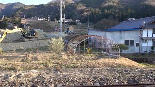 20220108　特急四国まんなか千年ものがたり多度津行き　大歩危駅→琴平駅間車窓②