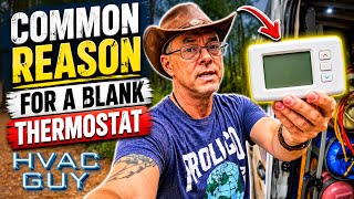 Intermittent Blank Thermostat Explained and Fixed!