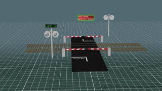 Level Crossing 3D SCADA/HMI... with WPF(C#)