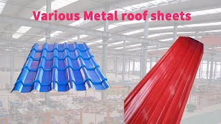 Metal roof sheet/corrugated roofing sheets/galvanized iron sheets