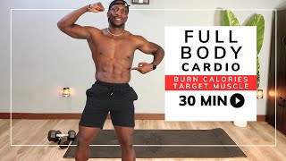 30 Min Full Body Workout / HIIT Cardio 💦 | Day 185