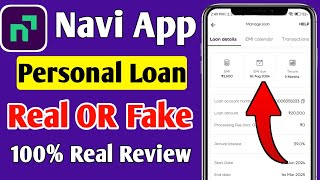 Navi Loan App Review Real or not | navi loan app safe or not | Best Loan App for Fast Approval