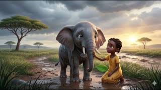 The Lost Baby Elephant Finds His Family | Emotional Animal Rescue Adventure for Kids