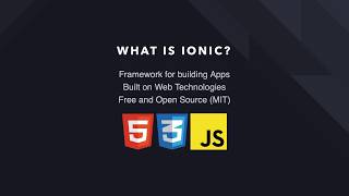 Ionic Framework Crash Course (4.0+)