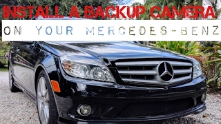 Install Backup Camera on Mercedes C-Class 2007- 2013 Early (2013 LATE \u0026 2014 SEE NOTES*)