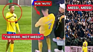 Alhilal Fans Chants Messi's name for Ronaldo| Angry Reactions 🔥😱