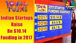Indian Startups Raise $10.14 Bn Funding in 2017 | Young Turks: Year End Spacial | CNBC TV18