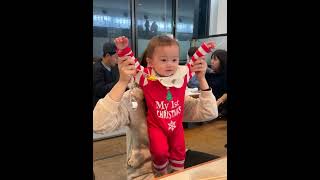 1st Xmas🌲🥰 #christmas #merrychristmas #赤ちゃんのいる生活 #赤ちゃん #おすすめ #癒し動画 #cutebaby #コスプレ#男の子baby