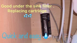 Frizzlife water filter Review. Is it good? How to replace filter cartridge.