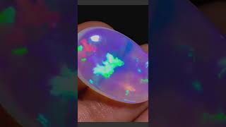 Authentic Ethiopian White Opal 22x13mm Oval Cabochon #opal