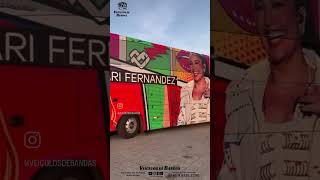 Ônibus da @MariFernandez com NOVA PLOTAGEM #MariFernandez #VeiculosdeBandas #ÔnibusMariFernandez