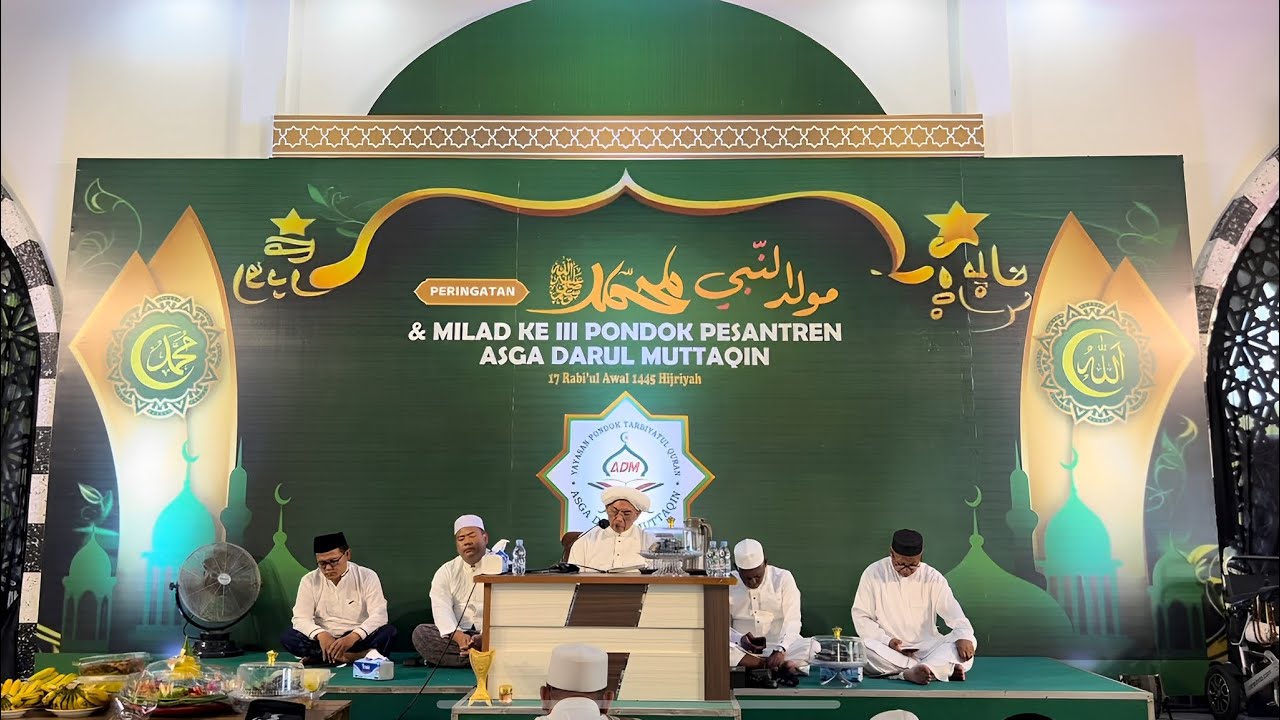 PERINGATAN MAULID NABI MUHAMMAD SAW. Dirangkaikan Dengan Milad Ke III ...