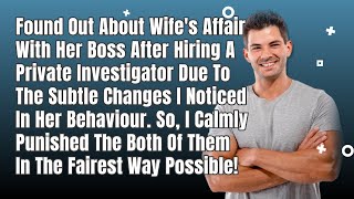 Cheating Wife Was Having An Affair With Her Boss After Hiring A PI...