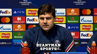 Pochettino says PSG are fighting to win the PREMIER LEAGUE | Gets confused amid Man Utd rumours